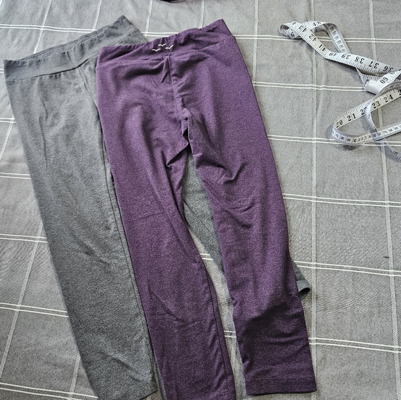 Other - Girls Size 7 Lazy Pants Purple and Gray Leggings